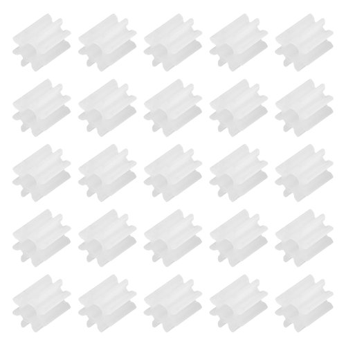 MECCANIXITY 60Pcs Plastic Gears 8 Teeth Plastic Shaft Gears Model 082AA Reduction Gear for RC Car Model DIY Robot,White Module 0.5