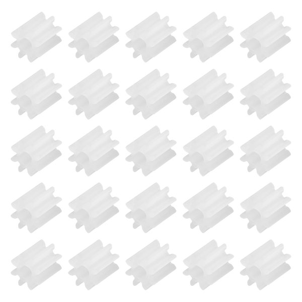 MECCANIXITY 60Pcs Plastic Gears 8 Teeth Plastic Shaft Gears Model 082AA Reduction Gear for RC Car Model DIY Robot,White Module 0.5