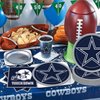 40Pcs Football Party Supplies Teen Sport Theme Tableware Set Disposable Plates Napkins Serves 20 American Rugby Tailgate Touchdown Birthday Party Decorations