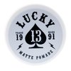 Lucky 13 Barber Supplies Matte Hair Pomade | Water-Based | High Hold | Matte Finish | Tobacco Vanilla Scent, 4oz