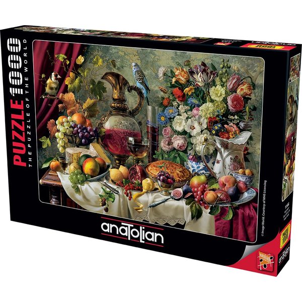 Anatolian Puzzle - Dutch Still Life, 1000 Piece Puzzle, #1144