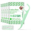 500 Count Orthodontic Flossers for Braces with Floss Dispenser, Braces Flossers for Adults & Kids, Floss Picks for Braces Fits Under Arch Wire, No Break & No Shred Floss, 100 Count Bag (Pack of 5)