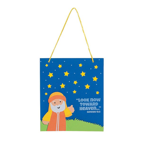 Fun Express Abraham & The Stars Craft Kit - Crafts for Kids and Fun Home Activities - VBS Vacation Bible School Supplies/Decor