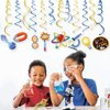 Kristin Paradise 30Ct Science Hanging Swirl Decorations, Mad Scientist Party Supplies, Chemistry Laboratory Birthday Theme Favors, Lab School Classroom Kids Paper Decor