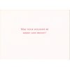 Masterpiece Studios Warmest Wishes 16-Count Boxed Holiday Cards with Foil-Lined Envelopes, 7.8" x 5.6", Fashionista Flamingos (816300)