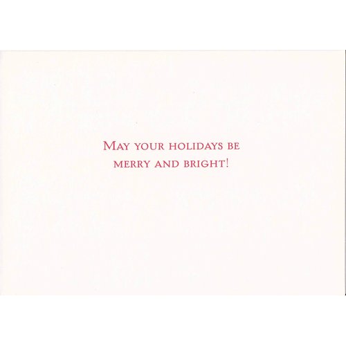 Masterpiece Studios Warmest Wishes 16-Count Boxed Holiday Cards with Foil-Lined Envelopes, 7.8" x 5.6", Fashionista Flamingos (816300)