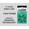 Hear Clear Size 675P Cochlear Implant Hearing Aid Batteries Green Tab (60 Batteries)