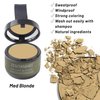 ZENTANMEI Root Touch Up Hairline Powder for Women & Men, Gray Hair Cover Up, Hairline Shadow Powder Waterproof & Windproof, 0.14 oz Root Cover Up Powder for Thinning Hair (Medium Blonde)