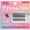 Ardell Press On Pre-Glued Eyelash Extension - Wispies Volume, Customizable DIY Lash Clusters, All-Day Wear, 12mm and 14mm Individual Lashes, 12 Count