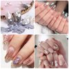 Nail Art Shell Slices, 12 Boxes Colorful Irregular 3D Nail Abalone Slices Nail Art Shell Stones Nail Sequins Decoration