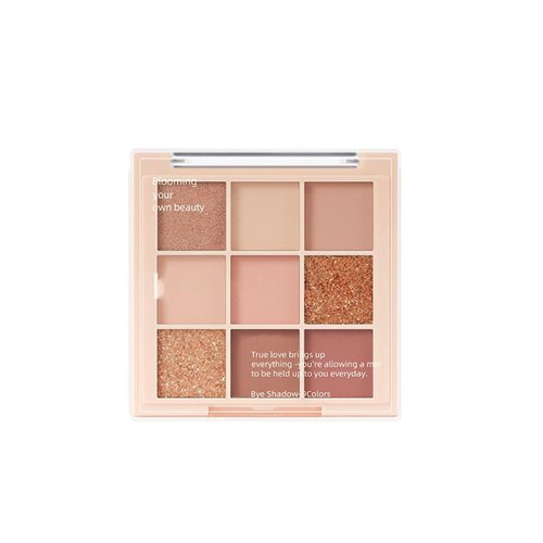9 Colors Glitter Eyeshadow Palette, Sparkling Face Eye Shadow Palette Makeup, Long Lasting Waterproof Eye Makeup for Women