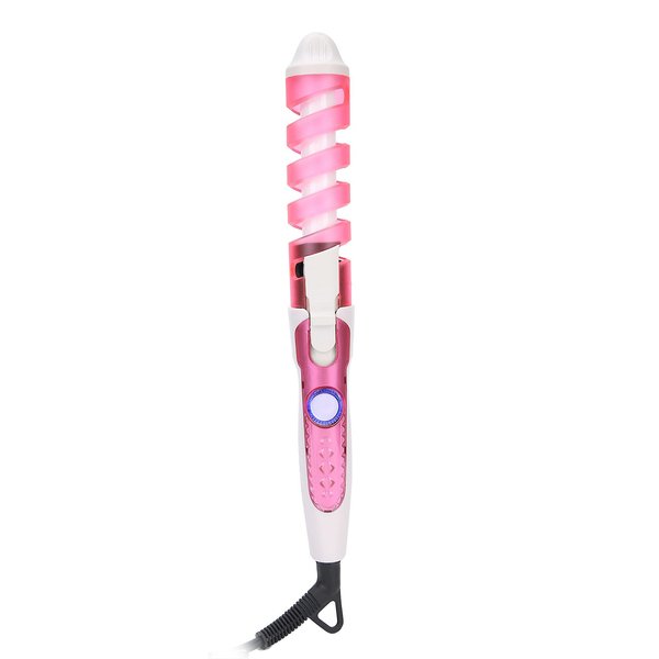 Sonew Mini Spiral Hair Curler, Portable Anti‑Scald Wavy Hair Styling Hair Curling Wand for Beauty Salon or Household ()(US)