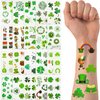 20 Sheets St Patricks Day Clover Temporary Tattoos, St Patricks Tattoos Lucky Shamrock Tattoos St Patricks Day Stickers for Irish St. Patrick's Day Party Favors Decorations