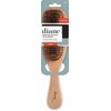 Diane Firm Reinforced Boar and Nylon Bristle, Curved Wave Mens Hair Brush with Handle, Tan