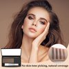 Boobeen Hair Shadow Powder Kit, Root Touch Up Powder Cover Hair Color, Temporary Concealer Powder with Brush for Gray Hair Root