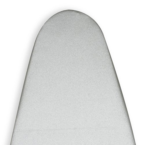 Encasa Homes Metallised Ironing Board Cover 'Silver Super Luxury' with Foam + Felt PAD (Fits Standard Wide Boards 18"x49") Heat Reflective, Scorch Resistant, Bungee Elasticated, 3 Velcro Fasteners