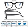 ZXYOO Oversized Reading Glasses for Women,6 Pack Blue Light Blocking Computer Readers Spring hinge（6 pack Mix +1.25）