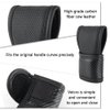 IHOTDER Car Gear Shift Knob Cover,Carbon Fibre Leather Gear Stick Cover for Car Decorations & Protection,Universal Car Interior Accessories Fits Car SUV Truck (Black)