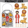 HunnmingRe 24 Pcs Felt Bible Crafts Daniel in The Lion's Den Craft Kit for Sunday School Kids Christian Religious Easter DIY Game Activities