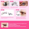 FindLove 2 Pairs Magnetic Lashes with Applicator Short Waterproof Magnetic Eyelashes Kit Natural Look Easy to Wear(XZ)