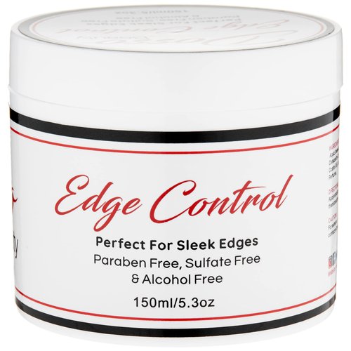 Dosso Beauty Organic Edge Control Hair Styling Gel, 5.3 oz, 48hr Hold, For All Hair Types, Naturally Scented, Non-Flaky- No Residue, Damage Free Hair