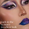 BEPHOLAN Eyeliner Pencil and Eyeshadow Palette,Purple Eyeliner,Blue Purple Shifting Colors Glitter Waterproof Eyeliner,24h Long-Lasting Metallic Colored Eyeliner Pen,Purple-Blue Shifting