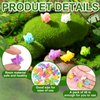 Liliful 48 Pcs Mini Resin Dinosaur Figures Small Dinosaur Tiny Dinosaur for Mini Garden Micro Landscape Aquarium Home Decoration Dinosaur Outdoor Party Favors (Classic)