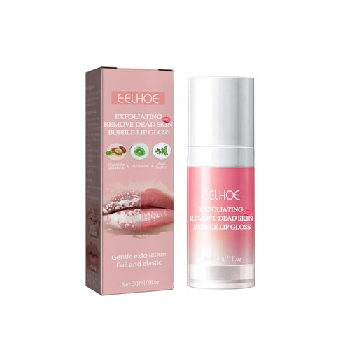 Exfoliating Foam Lip Mask -30ml, Glossy, Light, Moisturizing&coloring, Removing Dead Skin, Gently Exfoliating, Reducing Lip Lines, Lightening Lip Color, Plump and Elastic Lips (1PC)