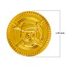 Vonokee 120 Pieces Plastic Pirate Coins,Fake Gold Coin for Halloween,St. Patrick's Day,Treasure Hunts,Party Favors