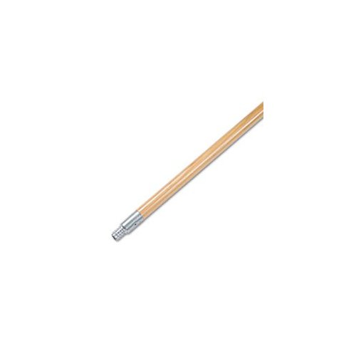 (6 Pack Value Bundle) BWK136 Metal Tip Threaded Hardwood Broom Handle, 1" Dia x 60in Long