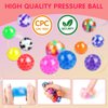VISCOO 24 Pack Stress Balls, Squishy Ball, Squeeze Balls for Adults, Anti-Anxiety and Fidget Balls to Relax, Party Favors, Birthday Gifts, Goodie Bag Stuffers