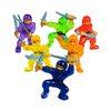 Fun Express Vinyl Ninja Warrior Toys (48 Pieces) Party Favors, Classroom Counters, Carnival Prizes