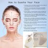 Gua Sha Massage Tool for Scraping Facial and Body Skin Massage made of 925 Silver for Acupressure Scrapper Gua Sha Facial Tools