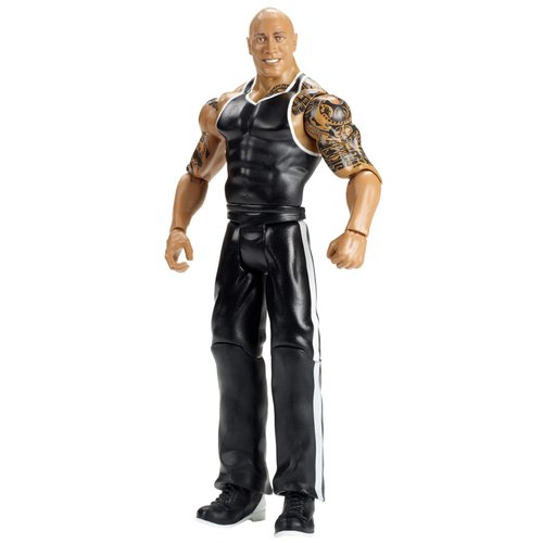 WWE The Rock Action Figure in 6-inch Scale with Articulation & Ring Gear