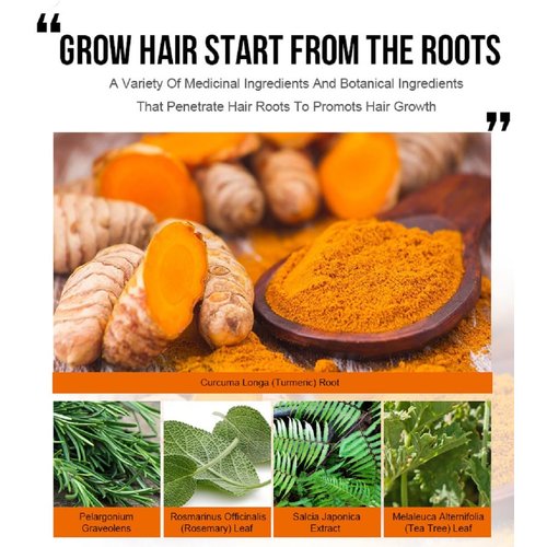 PURC Natural Hair Density Essential Oil,PURC Oil for Hair Growth,Hair Regrowth Essential Oil,Natural Hair Regrowth Serum for Women & Men-35 ML