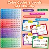 Aizweb Sight Words Flash Cards, Phonics Games Learn to Read Spelling Reading Learning Games, Dolch Site Words Digraphs CVC Blends Long Vowel Sounds for Pre-k Kindergarten 1st 2nd 3rd Speech Therapy