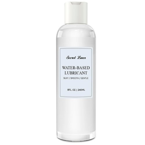 Secret Lover Water-Based Personal Lubricant, Silky Smooth Long-Lasting Lube for Women, Men, and Couples, Natural Ingredients Non-Staining, Toy Friendly, Condom Safe, 8 Fl Oz