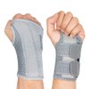 NuCamper Wrist Brace Carpal Tunnel Right Left Hand for Men Women Pain Relief, Night Wrist Sleep Supports Splints Arm Stabilizer with Compression Sleeve Adjustable Straps,for Tendonitis Arthritis