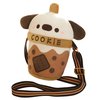 Cute Milk Tea Cup Dog Doll Shoulder Bag Plush Toy kawaii Pomeranian Doll Children's Birthday Gift,10inch女生生日礼物…