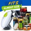 KITCHENMUH Electric Jar Opener, Restaurant Automatic Jar Opener for Seniors with Arthritis, Weak Hands, Bottle Opener for Arthritic Hands
