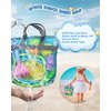Unistylar Beach Toys, Sand Beach Toys for Toddlers with 3 Collapsible Foldable Sand Bucket and Shovels, Mesh Bag, Sand Castle Animal Molds Sets, Travel Sand Toys, Sandbox Toys for Kids Age 3-10