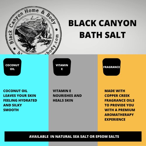 Black Canyon Apricot Mango Scented Sea Salt Bath Soak, 20 Oz