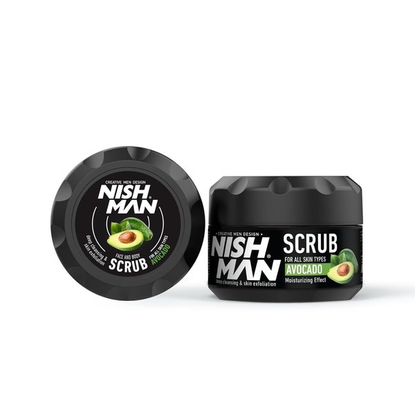 Nishman Face and Skin Scrub AVOCADO 300ml / 10.14fl.oz