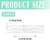 24 Pairs Eyebrow Auxiliary Sticker Disposable Eyebrow Stamp Stencil Kit Eyebrow Template Sticker Eyebrow Template Sticker, Adjustable