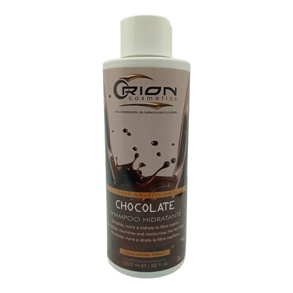 Orion Cosmetics - Chocolate Moisturizing Shampoo - nourishes - hydrates - revitalizes - softens - strengthens - stimulates - 32oz