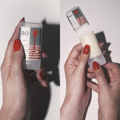 R+Co Dart Pomade Stick + Dallas Biotin Thickening Shampoo (8.5 Oz) | Thickening + Texture + Tames Flyaways | Vegan + Cruelty-Free | Set of 2