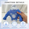 Zuhekti Squishy Monkey Toy Anime Figurine Latex Monkey Toys Jungle Animal Figurine, Squishy Gorilla Monkey Toy for Kids Child Boys Girls（Blue）