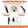 Full Shine Sew In Hair Extensions Real Human Hair 22 Inch Weft Extensions Real Remy Hair Color #2 Dark Brown Double Weft Full Head Set Straight Hair Weaves 105 Grams Hair Weft Bundles Straight Hair
