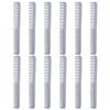Styling Gear 150 Hair Combs Barber Comb Set Combs For Men Combs For Women Combs For Hair Stylist Beard Mustache Styling Pocket Comb Made In USA 12 Piece. (Gray)