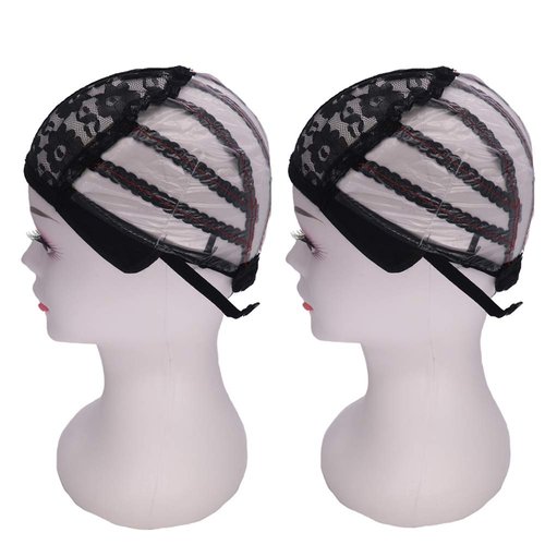 Adjustable Wig Caps for Making Wigs with Plastic in Bulk 10 Packs Breathable Wig Cap with Mesh Adjustable Straps for Wig Weaving Making Ventilated Wig Cap for Wig Making for Women